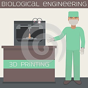 3D printing for producing a cellular construct,biological engineering,print organs.