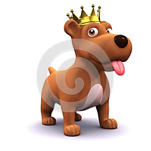 3d Puppy dog gold crown champion