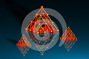 3d pyramids