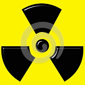 3D Radioactive Sign