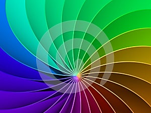 3d Rainbow Spectrum Background