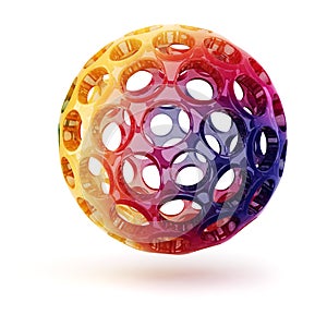 3d rainbow sphere