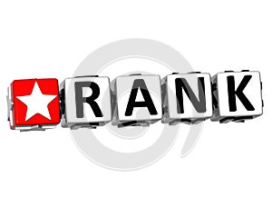 3D Rank Button Click Here Block Text