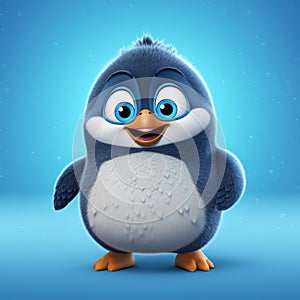 3d Realistic Cartoon Style Of Little Penguin Character Erik From Happy Feet