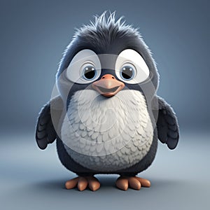 3d Realistic Cartoon Style Of Little Penguin Character Erik From Happy Feet