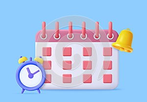 3D reminder in calendar