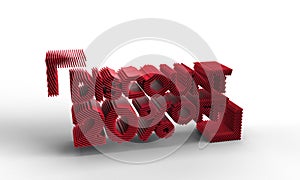 3D Render 20% OFF Sale Discount Banner offer