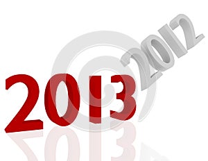 3d Render of 2013 Getting Rid of 2012