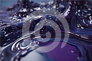 3d render of abstract background, purple liquid, liquid soap. eps 10