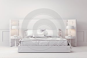 3d render of beautiful bedroom interior