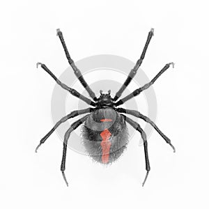 3D Render of Black Widow Spider