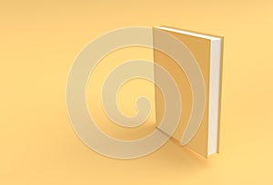 3D Render Books stack of book covers textbook bookmark mockup style Design