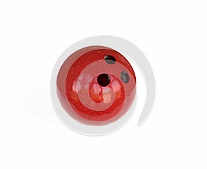 3d render Bowling Ball on white background