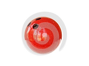 3d render Bowling Ball on white background