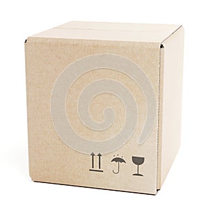 3D Render of Carboard Box