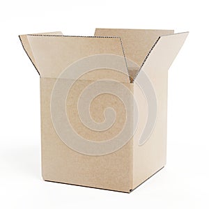 3D Render of Carboard Box