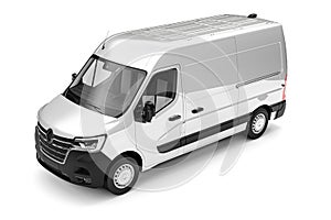 3d render of cargo van