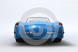 A 3D render of a Chevrolet Corvette 1957