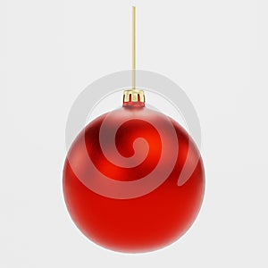 3D Render of Christmas Ball