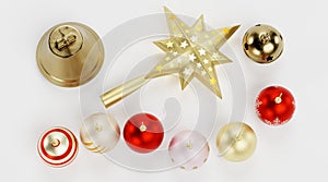 3D Render of Christmas Decoration