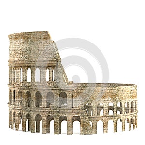 3d render of coloseum