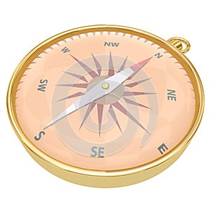 3d Render of a Compass