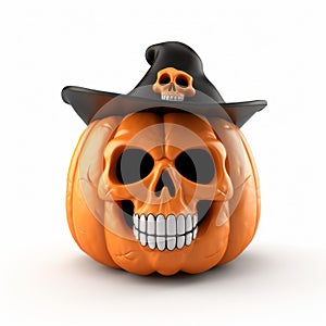3d Render Of Cute Pirate Jackolantern For National Grandparents Day