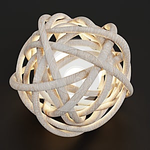 3D Render of Decorative Ball