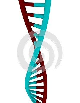 3d Render of a DNA Strand