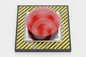 3D Render of Emergency Button