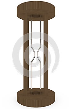 3d Render of an Empty Hourglass