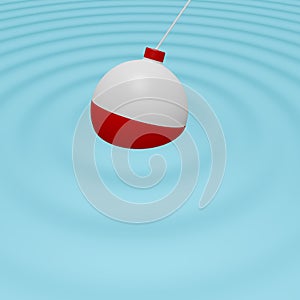 3d Render of a Fishing Bobber