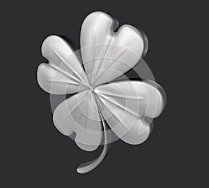 3d render of green clover