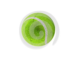 3D render of a green tennis ball