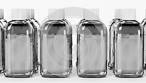 3D Render of Hand Sanitizers