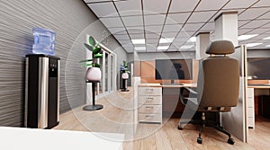 3D Render of Office Interior