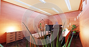 3D Render of Office Interior