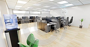 3D Render of Office Interior