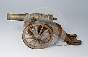 3D render of an old cannon