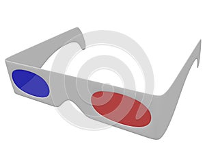 3d Render of a Pair of 3d Glasses