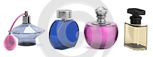 3d render of parfumes