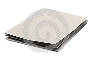 3d render of pile of papers