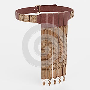 3D Render of Roman Armor Belt