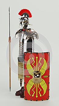 3D Render of Roman Armor - Full