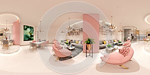 3d render of spa beauty center