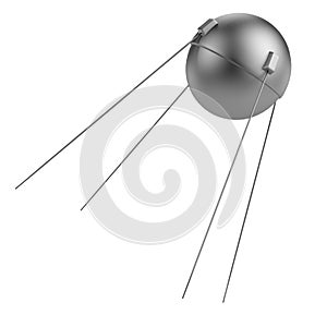 3d render of sputnik