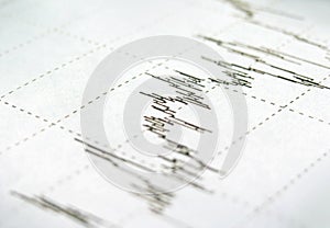 3d Render Stock Market Graph With