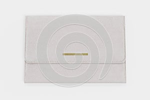 3D Render of Suede Purse