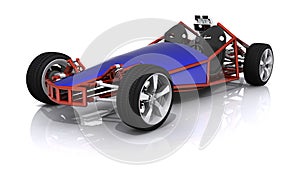 3D rendered Hobby Sports Car
