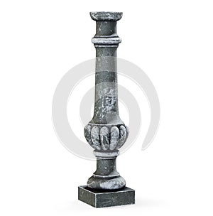 3d rendered illustration of three column